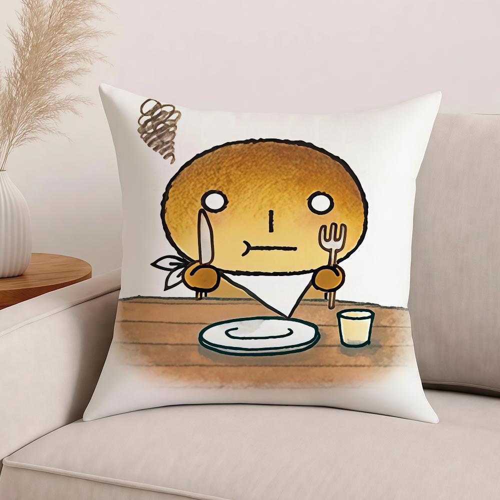 Cartoon K-Kogepan cute kawaii Pillow Case Office Cushions Suitable For Sofa Car Bedroom Decorative Cushion Cover
