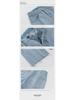 2024 Korean High-Waist Slimming Loose Straight-Leg Denim Shorts for Women