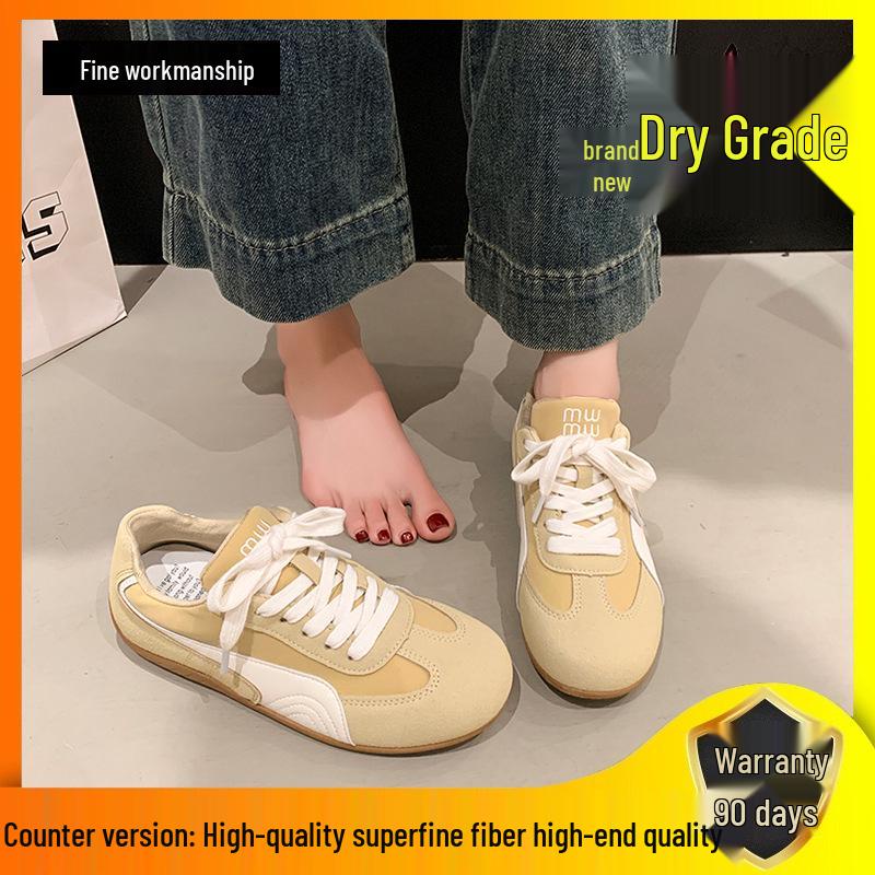 Women's Versatile White Sneakers - Flat-Bottomed German Trainers, 2025 Spring/Summer Casual Sports Shoes.