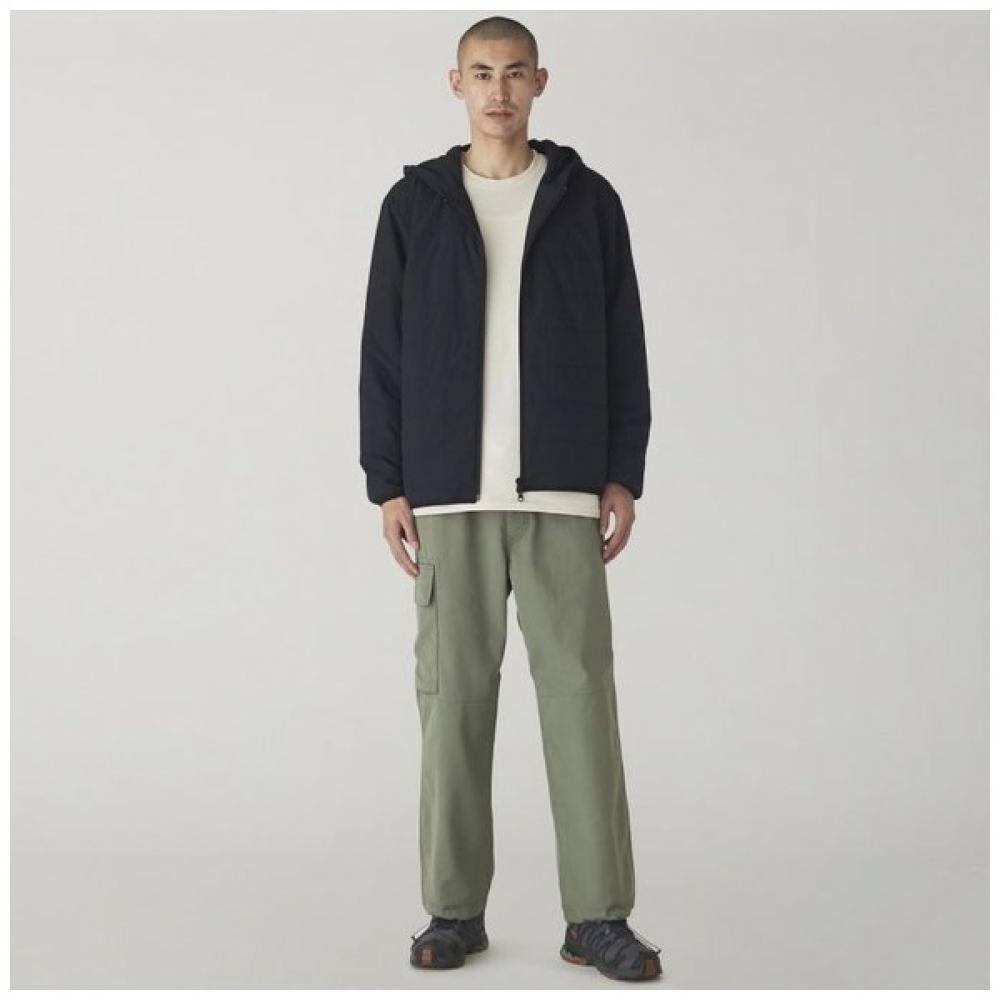 Snow Peak Unisex FLexibLe Zip Up Hoodie BLack Sw 24au00304bk [Unisex L Size]