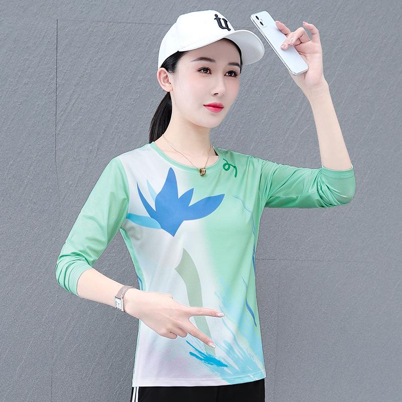 Women's Quick-Dry Lapel T-Shirt - Long/Short-Sleeve Spring/Autumn Comfort