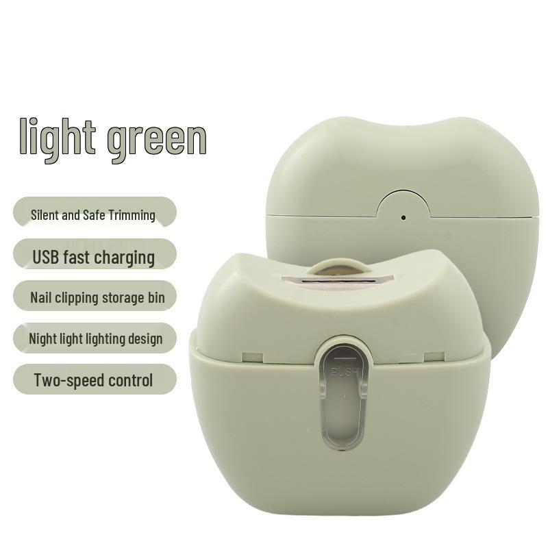 USB-wiederaufladbarer automatischer Nagelknipser für Babys & Ältere - Kompaktes elektrisches Trimmer & Schleifgerät
