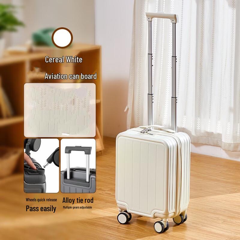 

Unisex PC Carry-on Suitcase with Adjustable Handle