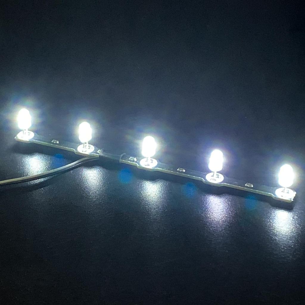 TRZX 5-LED White Spotlight Roof Headlight for 1/14 Scale Tamiya Scania 770S 6x4 56368 8x4 56371 RC Trucks