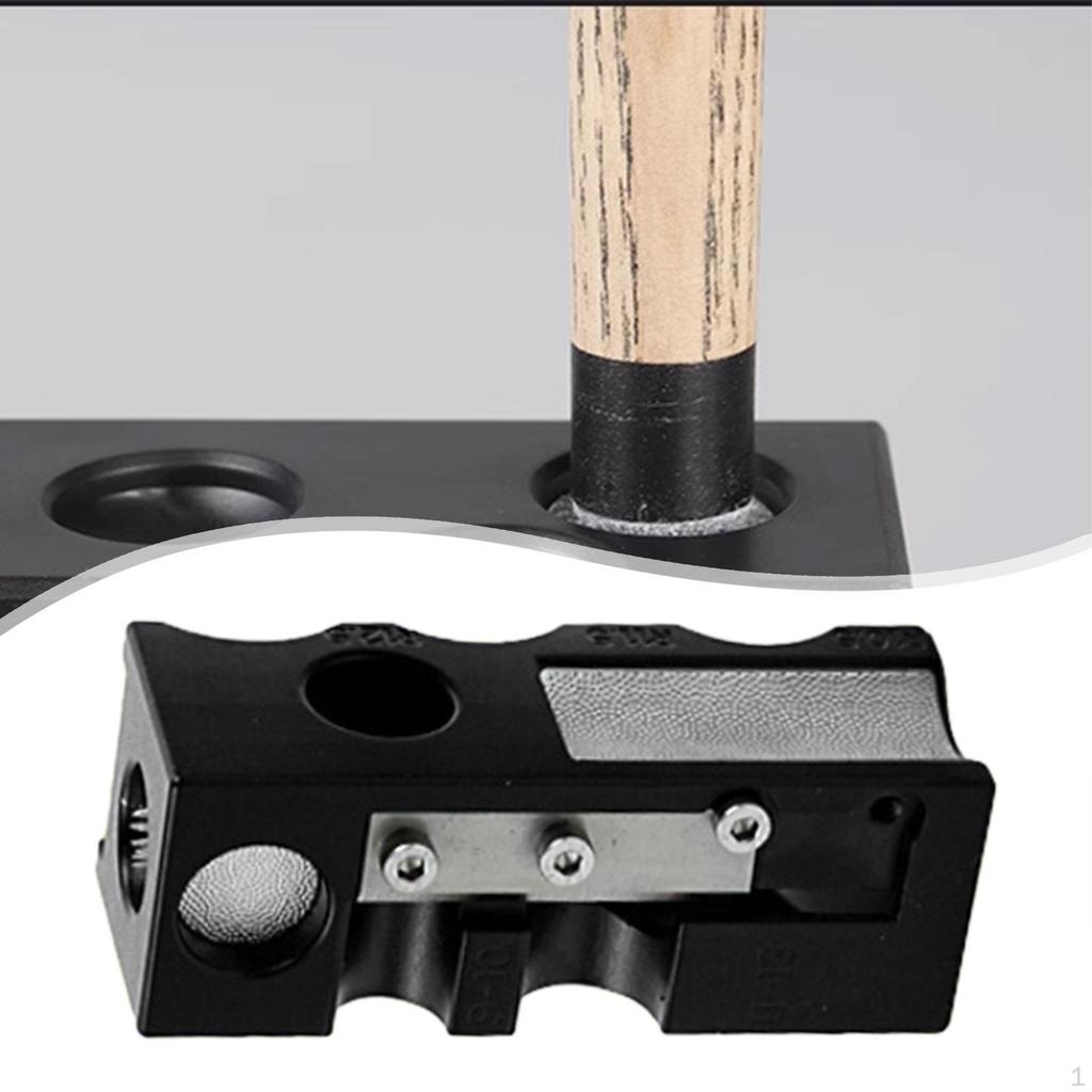 12 In 1 Pool Cue Tip Shaper Billiard Shaping Tool Polish Grinding Stick Accessory for Games