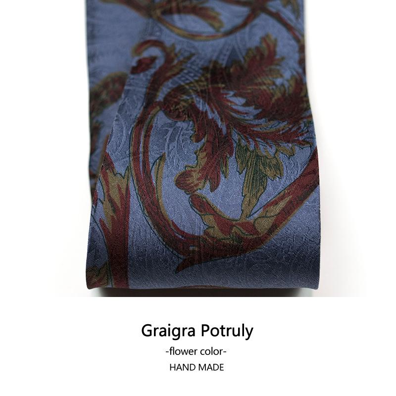 7 Days Replacement, Thin Ultra-Thin Mulberry Silk, Pure Handmade 9Cm Ultra-Wide Italian Elegant Silk Tie, Men'S