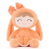 Baby Dolls Plush Doll New Design Rabbit Doll Soft Toys Gir's Birthday Gift 30cm Orange