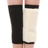 Tri-polar Integrated Fur Lined Wool Knee & Leg Warmer