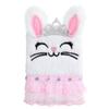Kids' Cartoon Rabbit Plush Mini Notebook - Portable Diary for Girls
