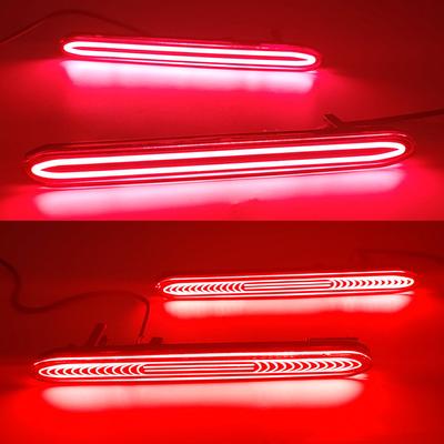 2PCS Auto Car LED Rear Bumper Reflector Light For Honda Acura TSX For Accord Odyssey CR-V Element Brake Lamp Foglight 3 Type