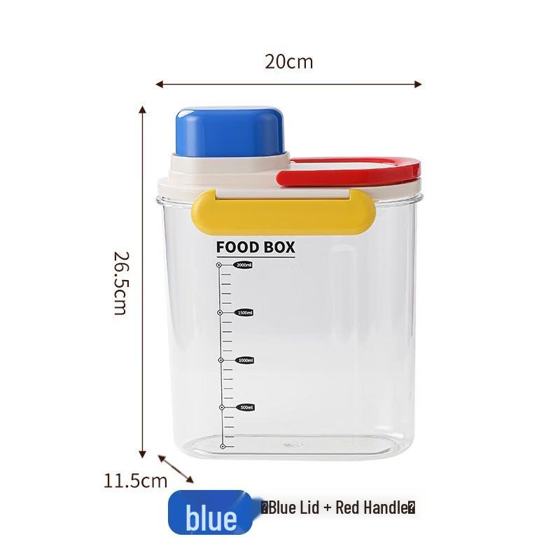 ZISIZ Handheld Sealed Storage Jars for Grains