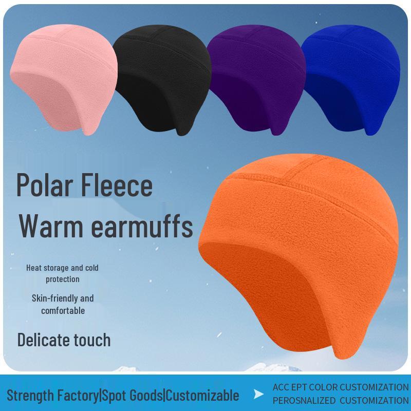 Fodera alla moda antivento per casco da ciclismo - Pile caldo, protezione per le orecchie per l'autunno e l'inverno