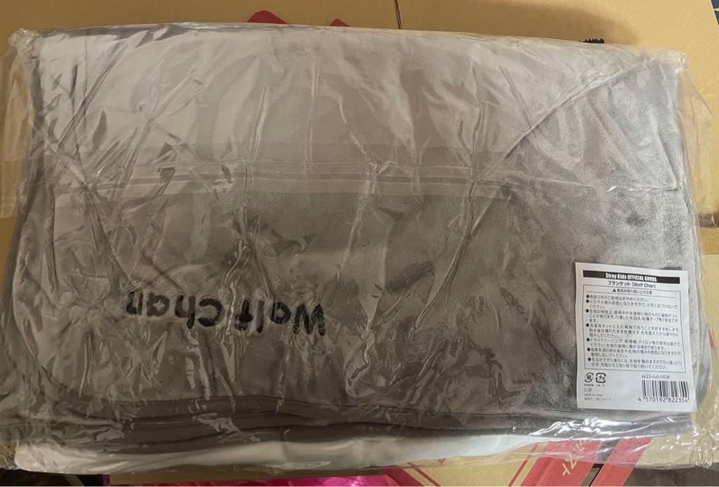 [USED] Stray Kids Wolfchan Blanket Bangchan Official