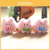 Cute Pig Bow Plush Stuffed Toy Keychain Bag Decor Pp Cotton Gift For Girls