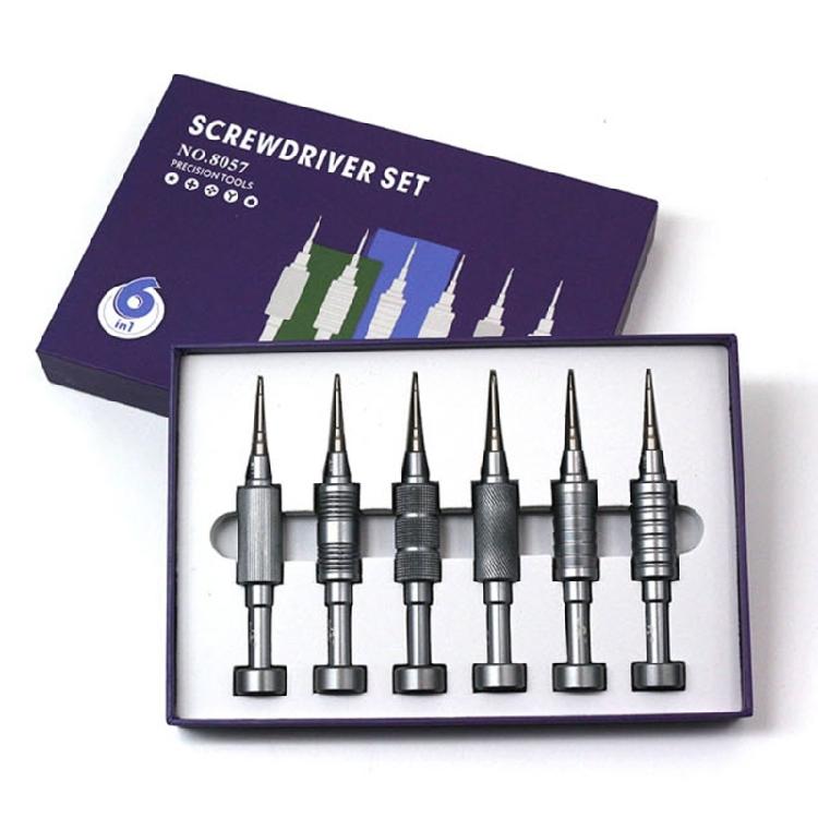 6Pcs Precisions Screwdriver Set Magnetic Bit Tool Set Phones Repair Hand Tool
