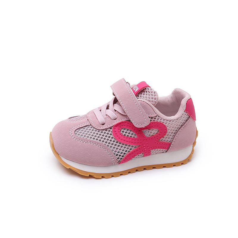 Children's Forrest Gump shoes spring and summer breathable mesh sneakers girls board shoes boys low-top running shoes baby white shoes