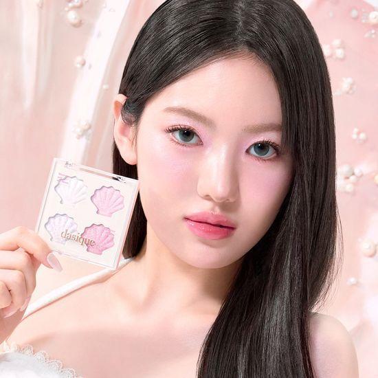 DASIQUE Shine Glow Highlighter Palette 5.5g 01 Twinkle Mermaid (Mermaid)