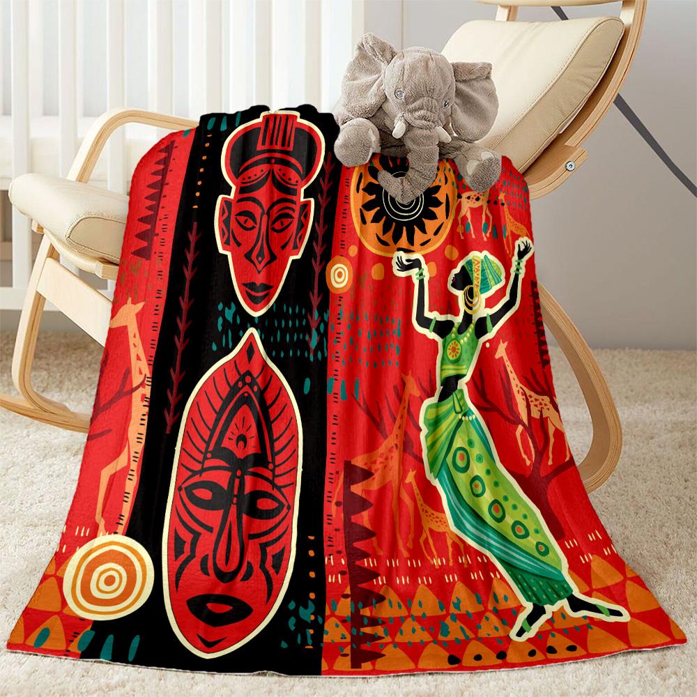 African Dance And Music Blankets are suitable for living rooms, bedrooms, camping, and other places, making them an ideal choice for gifts.