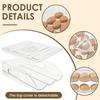 3 Tier Auto Rolling Egg Holder Kitchen Refrigerator Egg Storage Box Keep fresh Stackable Household Countertop Organizer