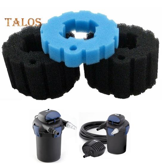 Talos 3Pcs/Set Sponge Foam Pond Filter for Oase Biopress Cleaning Tools Replacement
