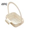 Collapsible Food Strainer Hanging Sink Drain Basket Foldable Stretchable Kitchen Colander Space Saving Fruit Washing Basket Strainer Multi-functional
