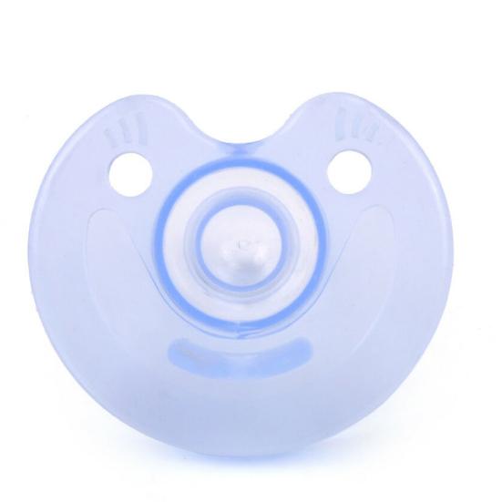 Newborn Baby Soft Silicone Round Orthodontic Dummy Pacifier Teat Nipple Soother