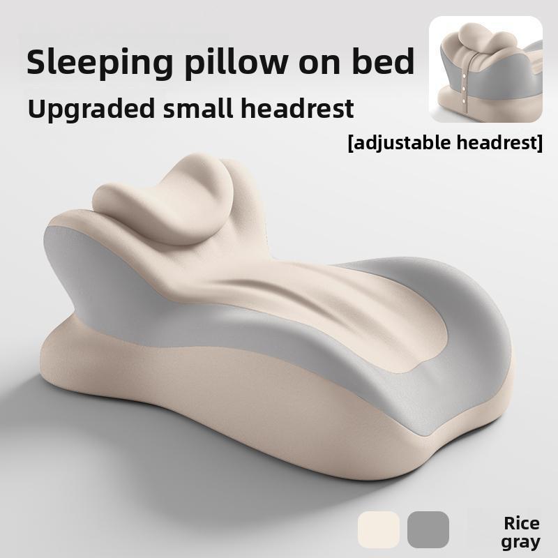 Oreiller à Mémoire de Forme Support Ergonomique Cou Jambe Repose-pieds Lit Canapé Forme Coins Mousse à Mémoire Haute Densité Rebond Lent Housse Respirante
