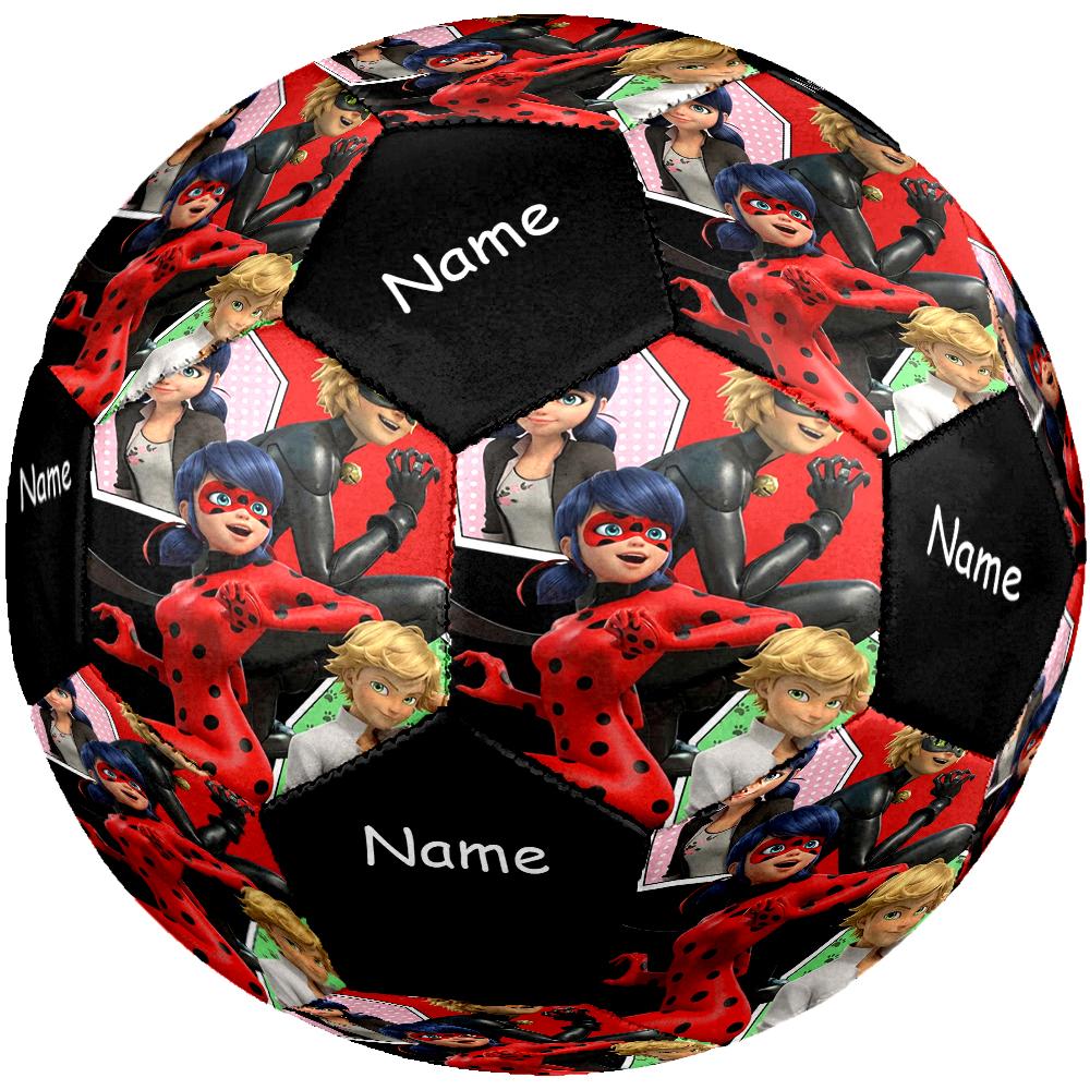 Custom Name Miraculous Theme Size 5 Soccer Ball, Suitable for Both Indoor and Outdoor Matches, a Gift Suitable for Everyone.