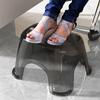 Rutschfester kleiner niedriger Hocker Wasserdichter Kinderhocker Moderne Möbel Klar Duschfußhocker Ecke