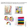 25 Colorful Eggs for Crafting Hanging Ornaments Seasonal Celebrations