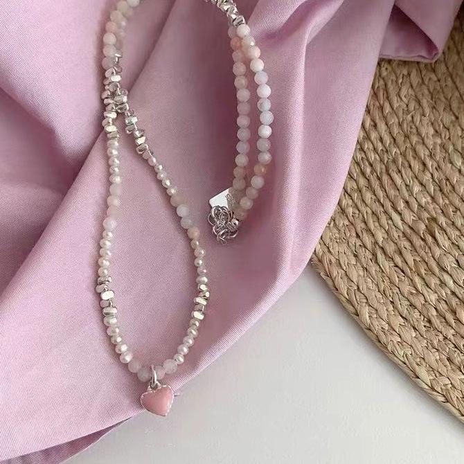Elegant Freshwater Pearl and Shell Bead Women's Necklace - High-End Design Choker and Clavicle Chain