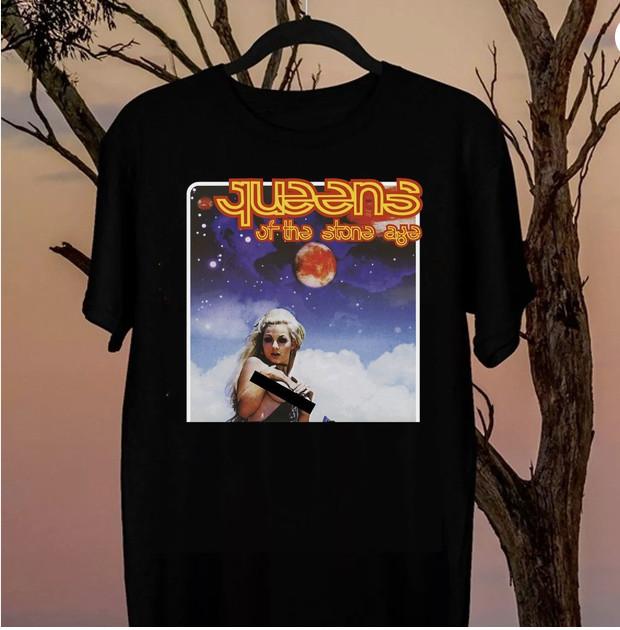 Queens of the Stone Age 1998 Album Black Shirt Full Size S-5XL