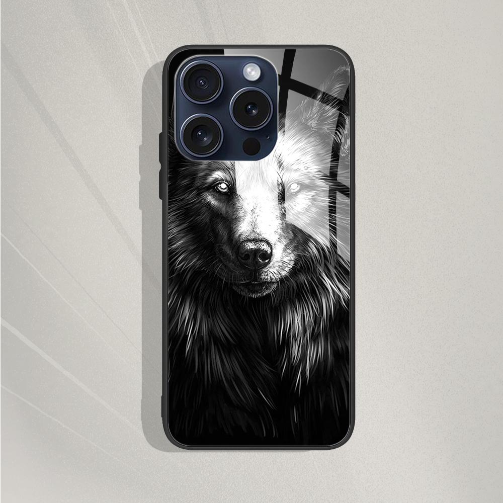 Tempered Glass Case for iPhone 15 15Pro Max Plus Back Cover Hard Bumper Protective Fundas for iPhone 14 Pro 14 Plus 14Pro Max
