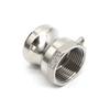 High Pressure Quick Disconnect Pipe Coupling Strong Stainless Steel Fast Connect Fitting Multipurpose for Various Applications