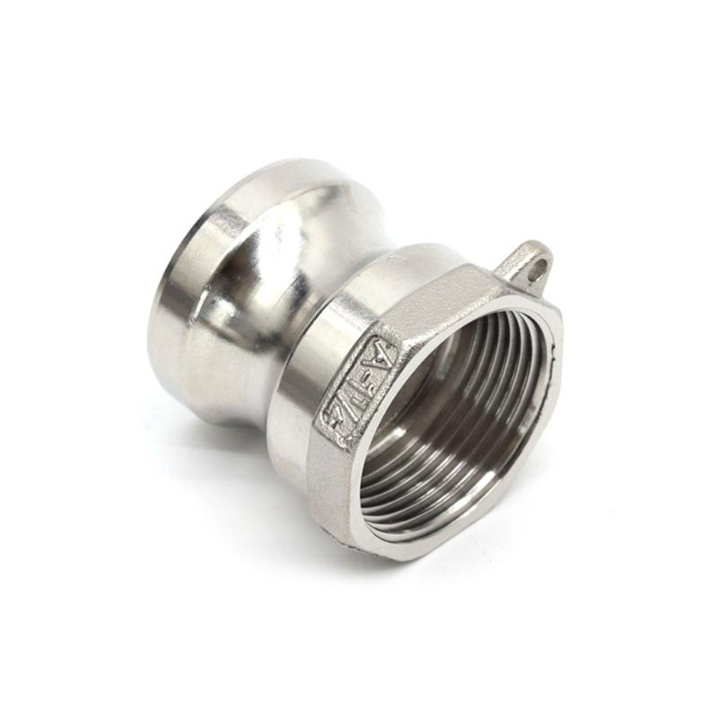 High Pressure Quick Disconnect Pipe Coupling Strong Stainless Steel Fast Connect Fitting Multipurpose for Various Applications