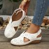 Platform Thick-soled Women's Shoes with Breathable Velcro Flip-flops