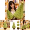 Xmas Gift Christmas Tree Figure Plush Cushion Cuddly Seat Home Decor