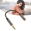 Male To Female 4.4mm To 2.5mm Balanced Cable for Phones Headphones Speakers Sound Enhancement