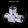 Upgrades Tees Pipe Fitting Brass Adapter Plumbing Connector 1/2 Thread Threaded Pipe Adapterfor Home Improvement Projects