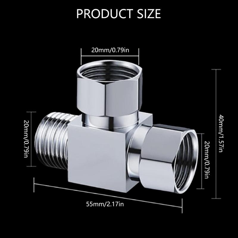 Upgrades Tees Pipe Fitting Brass Adapter Plumbing Connector 1/2 Thread Threaded Pipe Adapterfor Home Improvement Projects