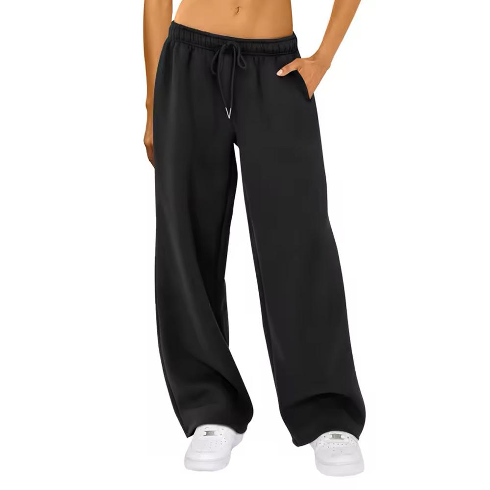 European & American Women's Casual Loose Sports Sweatpants - New 2026 Spring & Autumn Collection