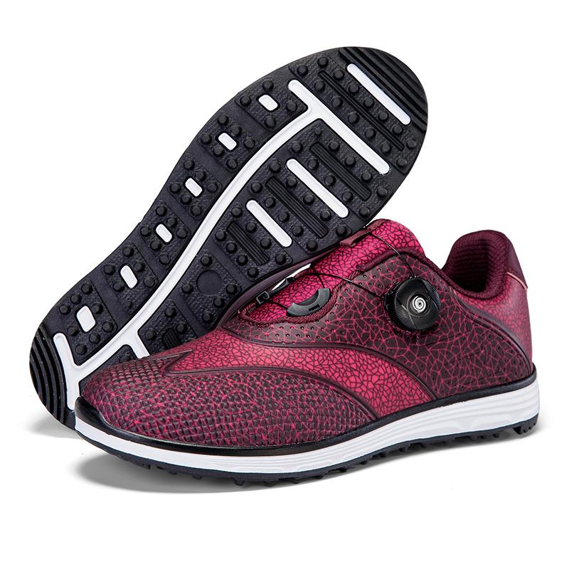 GX-02 Men s Breathable Golf Shoes with Rotating Buckle Spikes 41