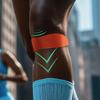 1pcs Patella Support Straps with knee sleeve - Silicone, Non- Fabric for Jumping, Basketball, Running, Hiking, Volleyball, Tenns