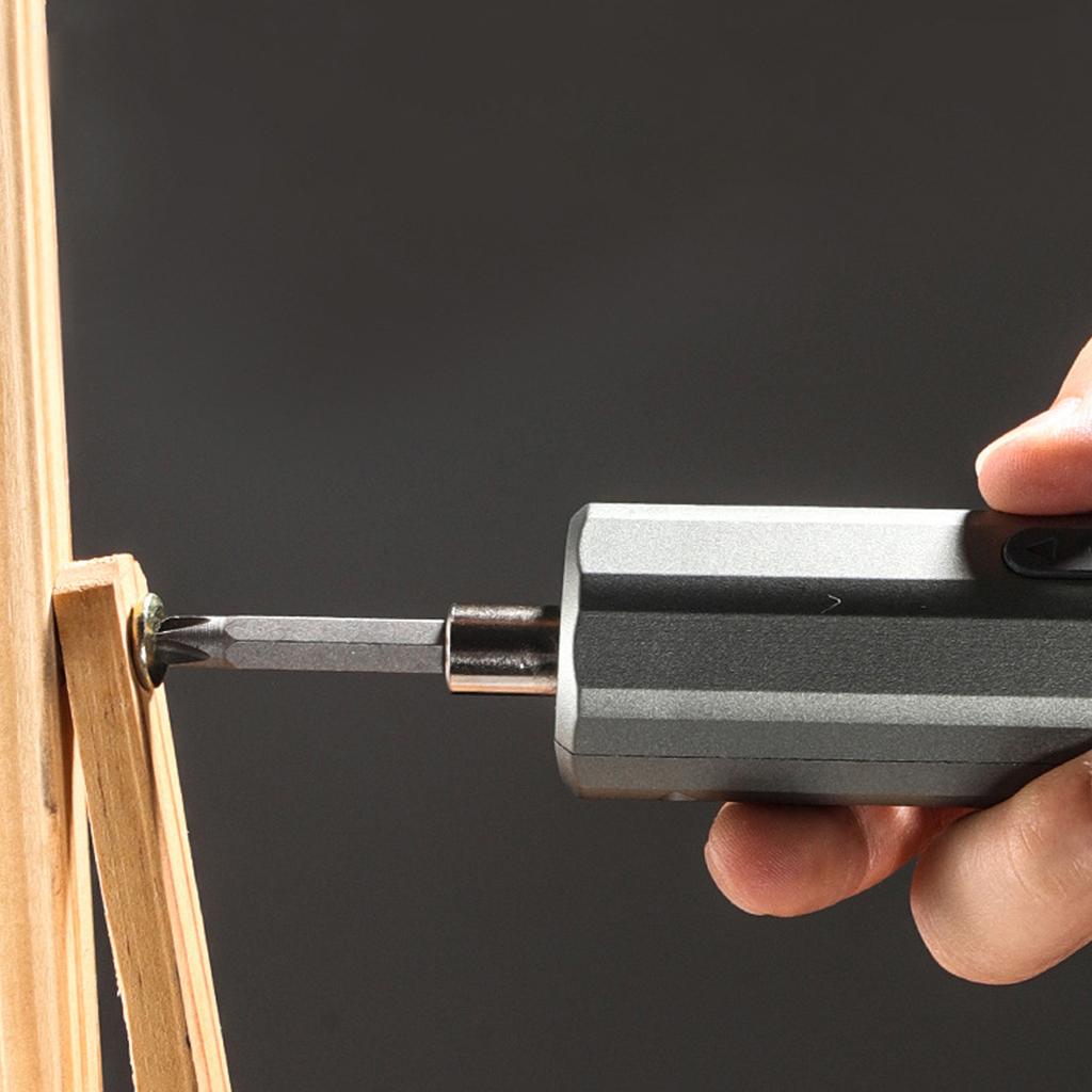 34-in-1 Akku-Elektroschrauber-Set 3 Nm 3,7 V Akku mit Stahlbit und 2000 mAh wiederaufladbarem Akku Typ-C-Anschluss