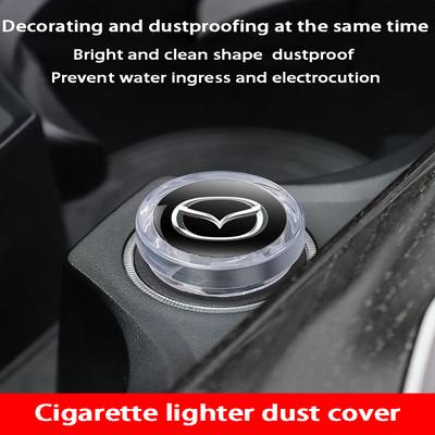 For Mazda Cigarette Lighter Dustproof Cover – Decorative Cap, Accessories for 2, 3, MS, 6, CX-5, CX-3