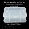4-Compartment & 12-Compartment Transparent Plastic Fishing Tackle Storage Box for Lures and Bait