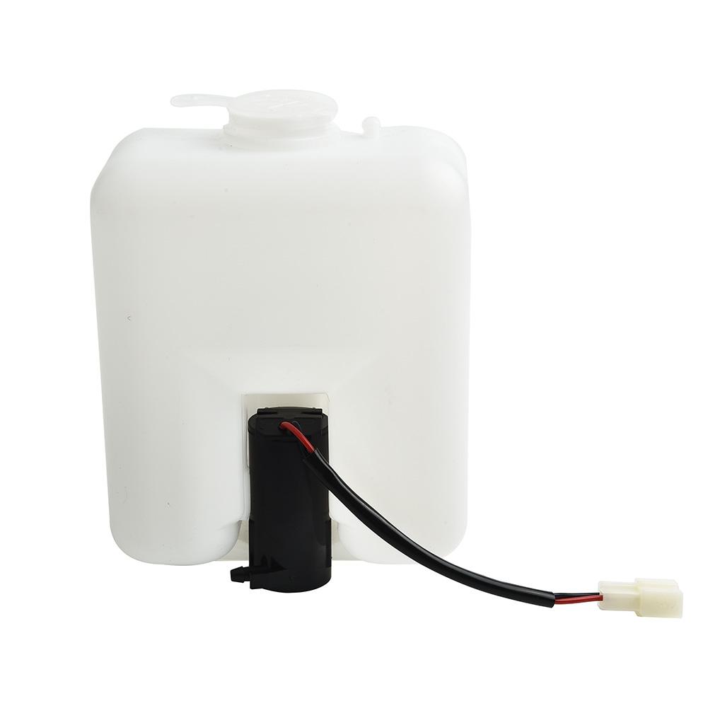 Washer Wash Tank Kit Reservoir Bottle Tank 12V Pump Hose Cleaning Assembly