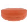Metal Hard Eyeglasses Box Sunglasses Spectacles Protector Case Orange
