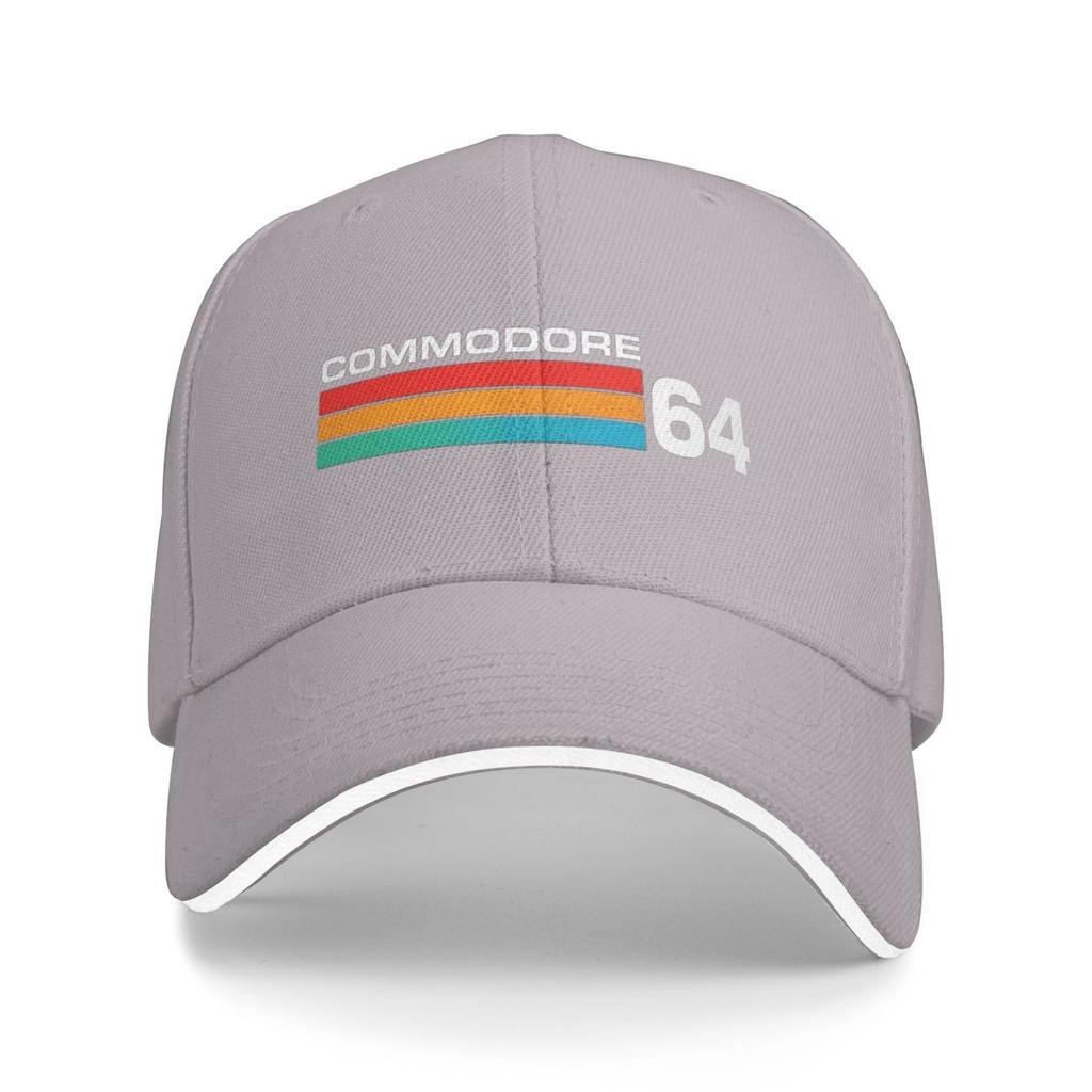 Commodore 64 Logo Baseball Caps Snapback Baseball Hats Breathable Casual Casquette Outdoor Unisex