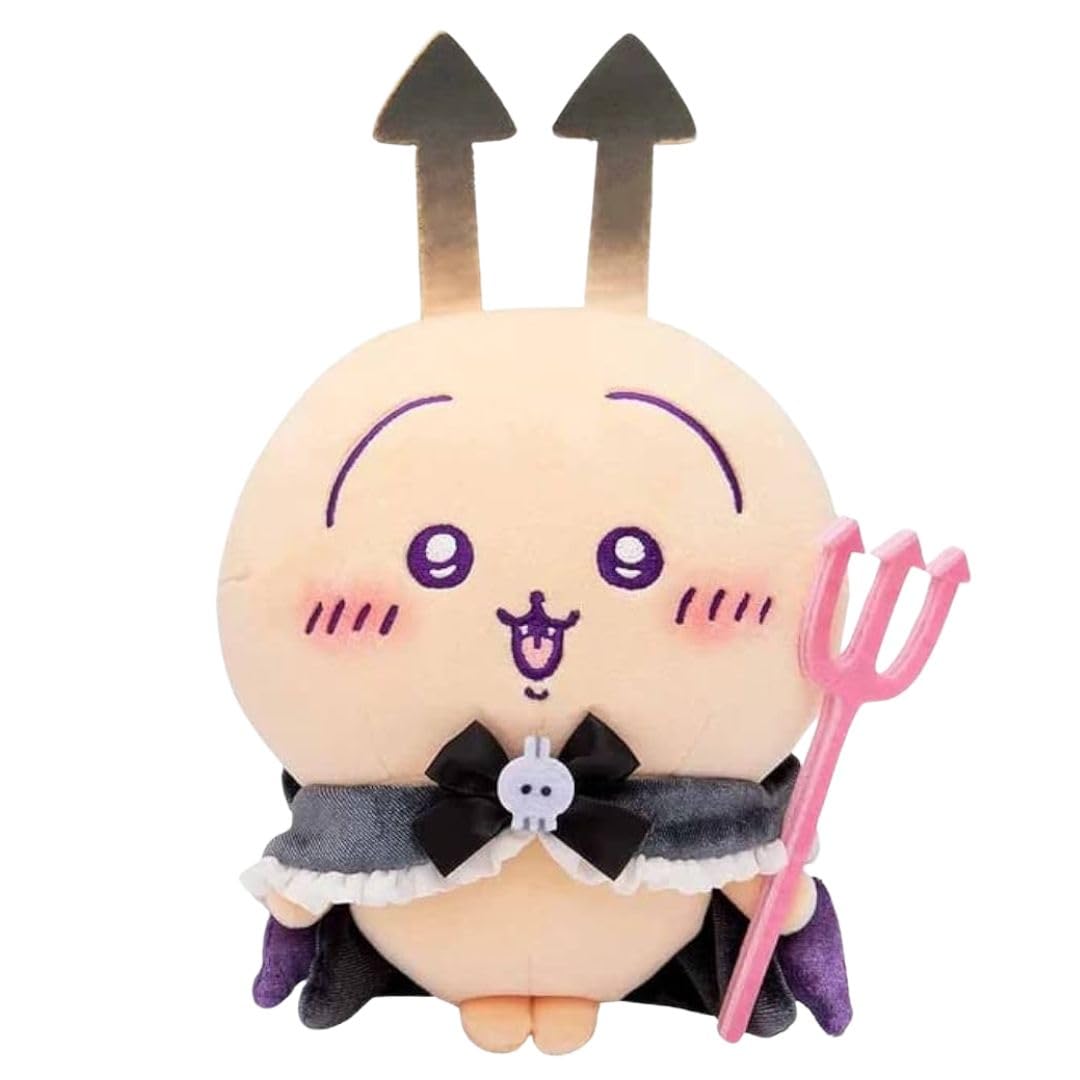 

Official Chii Christmas Big Plush 3 Chii Hachiware Present Kawaii Toy, Types, Kawaii Rabbit, Approx. 30cm, Gift, (Rabbit (Evil))